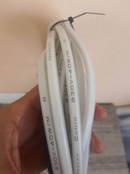 ฮีตเตอร์สายไฟ Silicone Heater Wire ฮีตเตอร์แบบเส้น 230V40W/M.