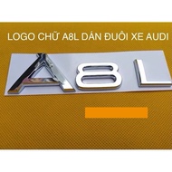 AUDI A8L rear sticker logo for car body