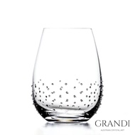 【GRANDI】天秤座 施華洛世奇水鑽會呼吸的威士忌杯550ml(2入組)
