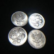 Uang koin 25 rupiah tahun 1996 buah pala