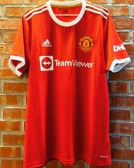 全新正版球衣 曼聯21/22主埸Stadium版球迷版短袖空衣 L號 Manchester Man Utd 台灣愛迪達