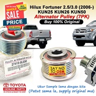 Hilux 2.5 Fortuner 2.5 (2006-) Alternator Pulley 27415-0L030 27415-30020 TOYOTA KUN25 KUN50