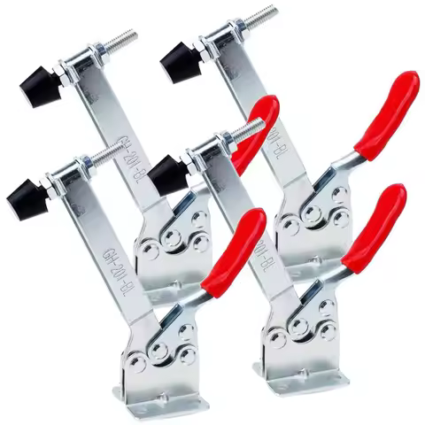Toggle Clamp Quick Fixture GH-201BL GH-201BHB 90kg Toggle Clamping Quick Release Hand Tool For Woodw