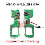Pcb Konektor Charger Oppo A74 4G Realm 8 8 Pro With Ic Board Papan Cas