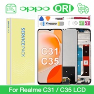 LCD WITH FRAME FOR REALME C35 / REALME NARZO 50A LCD TOUCH SCREEN DIGITIZER REPLACEMENT