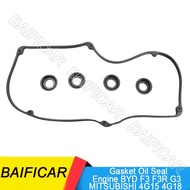 Baificar Band New Rocker Valve Cover Gasket Spark Plug Oil Seal 471Q-10140060 For MITSUBISHI Engine 