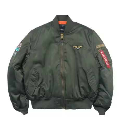 DAFEILI Men's Bomber Jacket Casual Fall Winter Military Jacket and Coats Outwear
