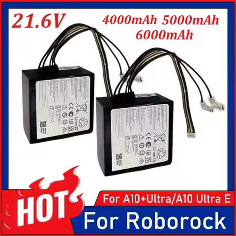 21.6V Rechargeable Vacuum Cleaner New Battery For Roborock Dyad Air Wet Dry Dyad Pro Combo A10 Plus 