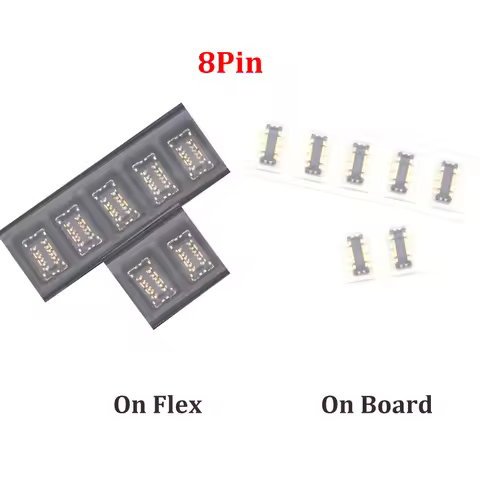 10Pcs For Tecno Infinix Camon 15 12 Pro Air C10 KC3 CC6 CC7 CX CD7 CC9 CD6 Inner FPC Battery Flex Cl