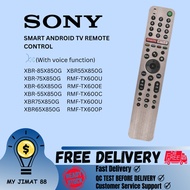 【READY STOCK】SONY XBR-85X850G XBR-75X850G RMF-TX600U RMF-TX600E SMART ANDORID TV REMOTE CONTROL WITH