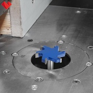 2Pcs Flattening Router Bit 6 Flute Efficient Surfacing Router Bit Rustproof Slab Flattening Router B