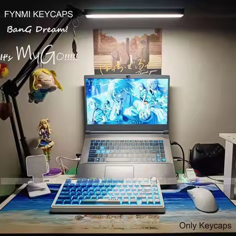 New MYGO ISO ANSI Layout Cherry PBT Keycaps 136 keys Dye-Sublimation 5 Face keycaps