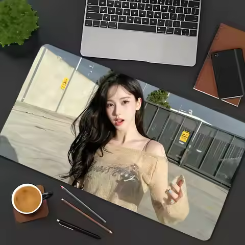 Aespa Karina Mouse Pad Large Mouse Pad,Smooth Surface, Suitable For Office Use And Gaming
