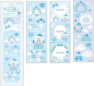 Tees Factory Sanrio Characters Frame & Deco Sticker Blue Series H12 x W4cm SR-5543531BL