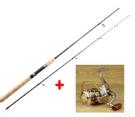 คันสปิ่นนิ่งด้ามไม้ก็อก IV6 8ฟุต + รอกEF3000