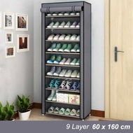 Multilayer Shoe Rack Cloth Storage 4 Layer F10 Brown