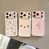 Dot symbol suitable for iPhone 17 phone case, large window 1613, leather pattern 12