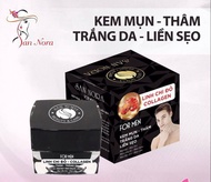 SAN NORA - Kem Mụn Xóa thâm Trắng da Liền sẹo dưỡng chất Linh Chi Đỏ và Collagen FOR MEN (20g)