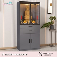 Buddha Shrine God Position God Altar Incense Table Buddha Cabinet Modern Minimalist Table With Glass