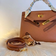 HERMES Kelly32 金棕色