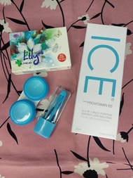 Paket Softlens Lily Normal Dm 16mm + Air Softlens Ice 60ml + Pinset