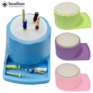HUAIHAO Dental Endo Stand Root Canal Cleaning Root Canal File Holder Round Foam Sponge Autoclavable 