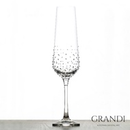 【GRANDI】仙女座無鉛水晶 施華洛世奇水鑽香檳杯200ml(2入組)
