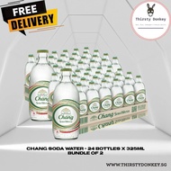 Chang Soda Water - 24 bottles x 325ML (Bundle of 2)