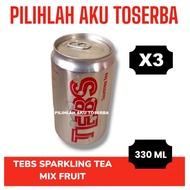 TEBS Sparkling Soda CAN KALENG 330 ml - ( HARGA 3 kaleng )