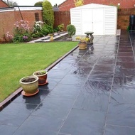 Natural bluestone tiles for courtyard, balcony, outdoor garden, yard, terrace, antique non-slip floo