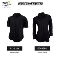 Baju Korporat Denim Black Soft Uniform FD-826K / FD-926K