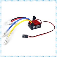 [R Q M U]  for  1060 Brushed ESC BEC 5V/2A for 1/10 RC Car Truck 540 550 Motor RC Waterproof C