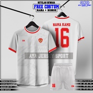 COD FREE Sablon Nama Nomor Punggung Jersey setelan timnas INDONESIA terbaru 2024 baju celana pria wanita baju olahraga futsal bola
