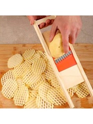 切片器切片土豆格子神器網格抹布刀蔬菜切割器波形刀切花刀小配件