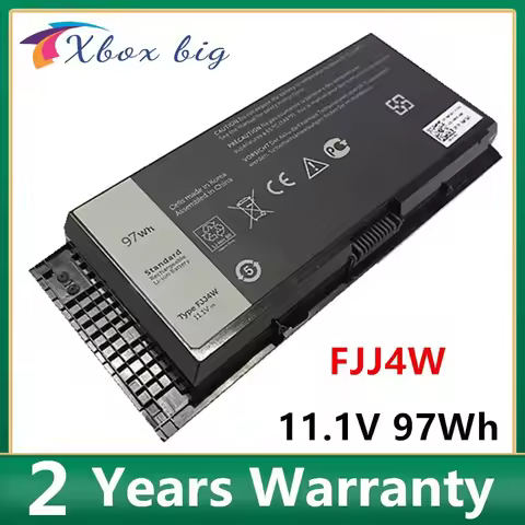 FJJ4W FV993 Laptop Battery For DELL Precision PG6RC R7PND OTN1K5 M6600 M6700 M6800 M4800 M4600 M4700