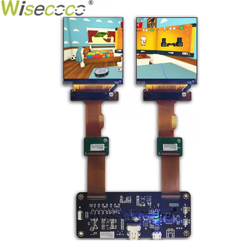 120Hz VR Displays 2.9 Inch 1440*1440 Dual Screen IPS LCD Display Panel MIPI Controller Board for AR 