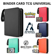 BINDER POKEMON TCG CARD ONE PIECE CAR SPORT CARD UNIVERSAL 400 PCS STORAGE PLACE TCG POKEMON ONE PIE