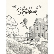 [ Notebook ] Watercolor Sketchbook A6/ A5 / A4 / A3 -300gsm 10 sheets