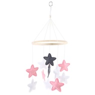 WMMB Baby Crib Felt Stars Musical Mobile Rattle Infant Cot Wind Chime Bed Bell Toys