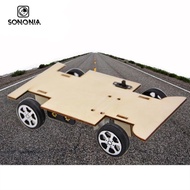 [SONONIA] Mini Electric Car DIY Assemble Kit Physics Experiment School Teaching Aids