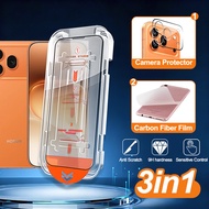 3 in 1 Magic Box Honor 600 Pro 8K 9H Tempered Glass for Honor 600 Pro 600e 600 Smart 600 Lite Easy I