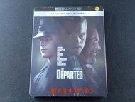鐵盒[藍光先生4K] 無間道風雲 (神鬼無間) UHD+BD 雙碟版 The Departed - 無中文字幕