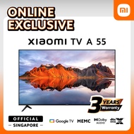 [Official Warranty] NEW Xiaomi TV | A 55 Inch | 4K UHD | 60Hz MEMC | Google TV | Hands-free Google Assistant