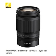 Nikon NIKKOR Z 24-200mm f/4-6.3 VR Lens + 1 year local warranty