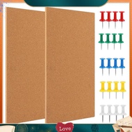 [grumyvj]Cork Board Bulletin Board, Small Rectangular Pin Board for Wall, Self-Adhesive Cork Board f