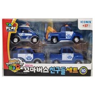 「芃芃玩具」韓國 TAYO小巴士  緊急救援車4件組 售價795貨號09114