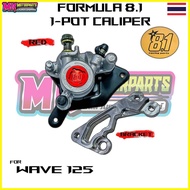 Lighten Caliper Formula 8.1 Brake Caliper with Bracket Wave 125