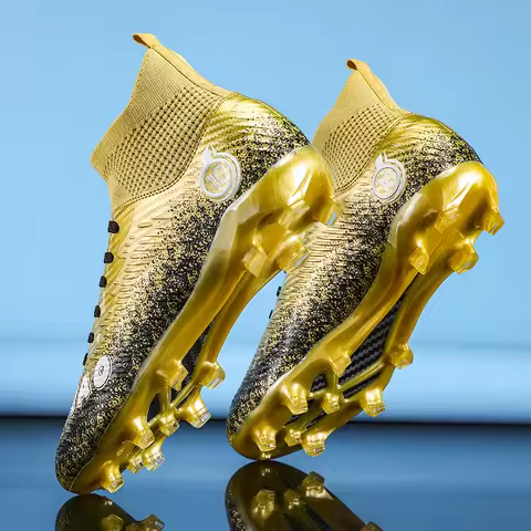 Men Soccer Shoes Kids Football Boots Women Professional Soccer Cleats Antiskid Chaussure Football TF