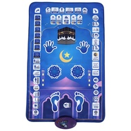Electronic Interactive Worship Blanket Islamic Eid Mubarak Electric Prayer Mats 110x70cm for Educati