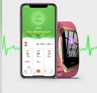 Fitness Tracker E18智能彩屏手環計步GPS軌跡連續心率血壓監測運動防水錶